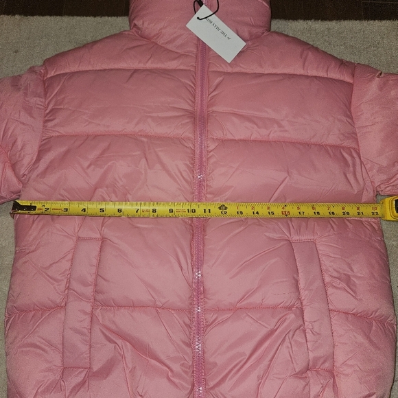 New With Tags - Noize Avalon Pink Puffer Jacket  (vegan) - Picture 9 of 9